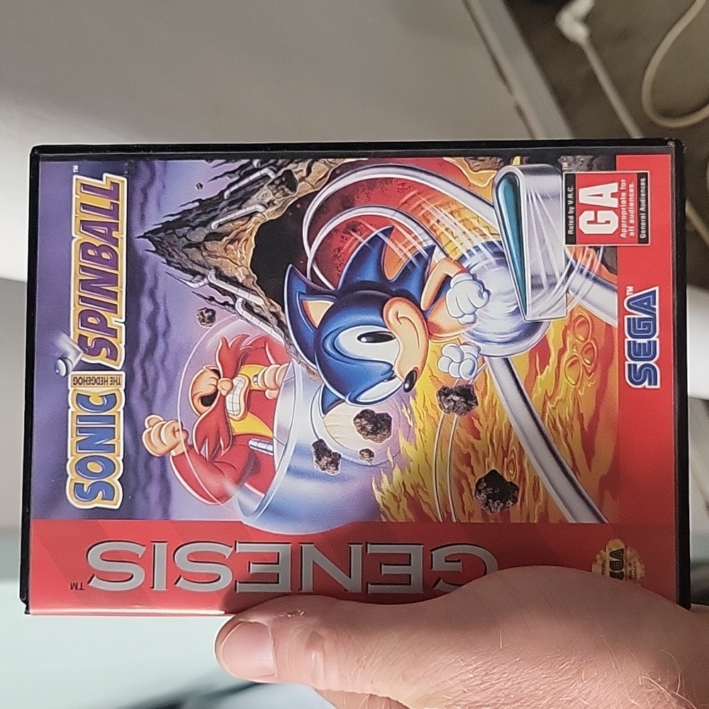 Sonic The Hedgehog Spinball Sega Game